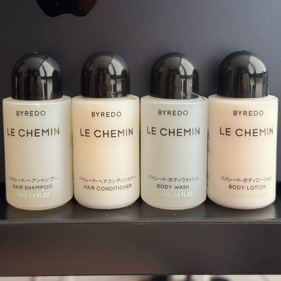 NEW Byredo Le Chemin Travel Set (Shampoo, Conditioner, Body Wash, Body Lotion) - Picture 1 of 3